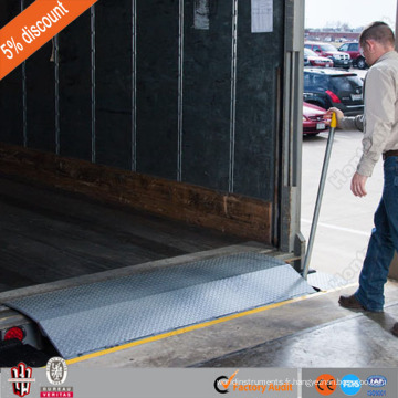 Vente de fabricant Forklift Manual Edge Dock Leveler WITH CE